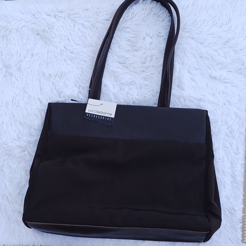 Liz Claiborne brown travel bag and shoulder bag NWT
